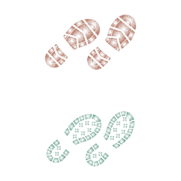 Набор цветов для печати обуви
 - Вектор,изображение