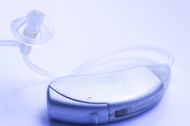 Digital modern technology hearing aid device to help the deaf and har of hearing. - Photo, Image