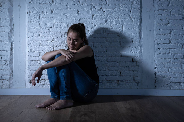 Lonely woman suffering from depression - Φωτογραφία, εικόνα