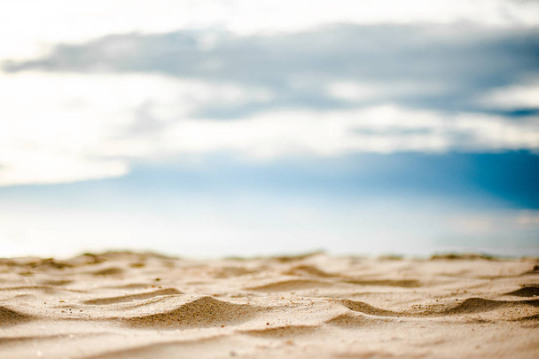 sand and sea and sky.summer background - Фото, зображення