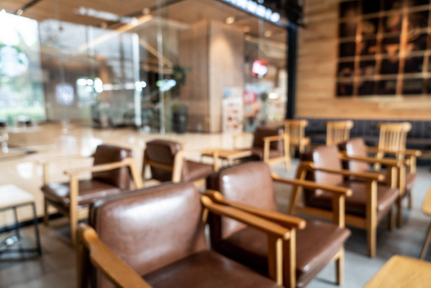 abstract blur and defocused in coffee shop cafe and restaurant for background - Photo, Image