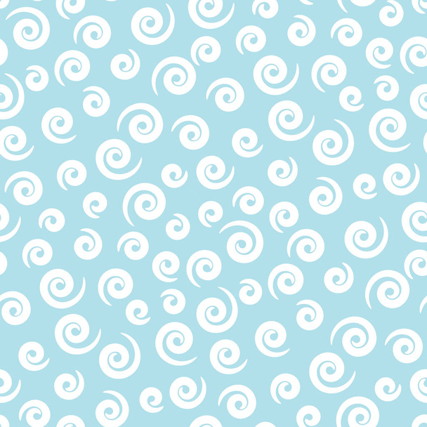 memphis style spiral seamless pattern - Wektor, obraz