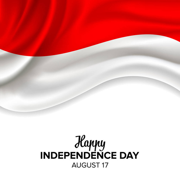 vector festivo ilustración del día de la independencia en Indonesia celebrada el 17 de agosto. elementos de diseño vectorial del día nacional. iconos gráficos de vacaciones. Día nacional
 - Vector, Imagen