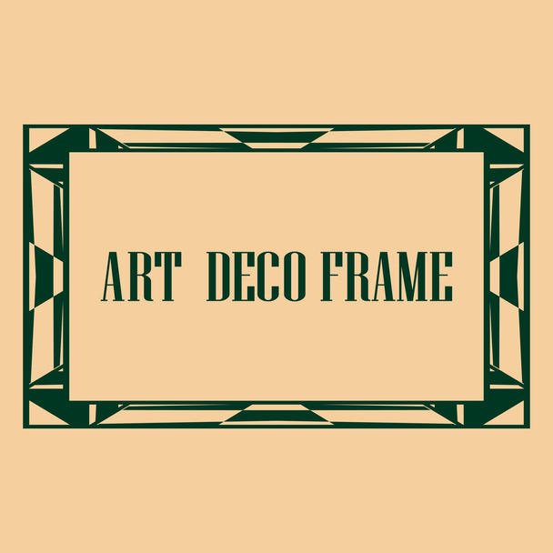 marco art deco - Vector, imagen