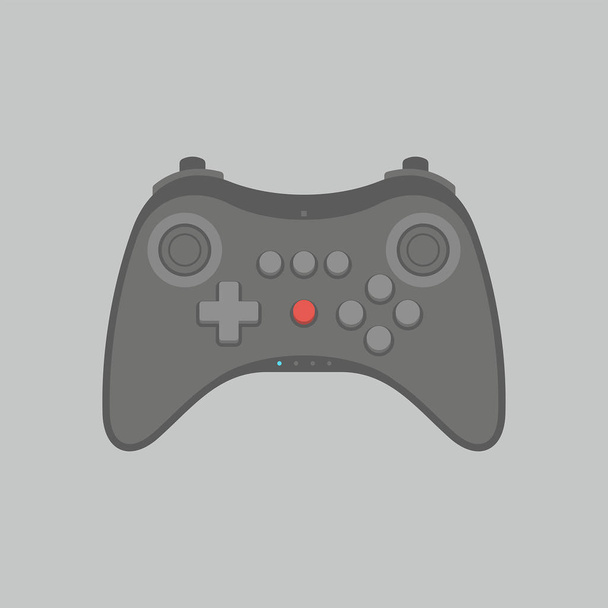 ビデオ ゲームのジョイスティックのアイコン。フラット スタイル。白い背景に分離 - ベクター画像