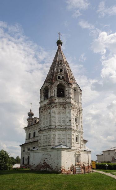Bell tower in Archangel Michael Monastery in Yuriev-Polsky, Vladimir region, Russia - Fotó, kép