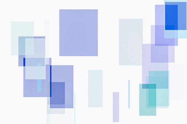 illustration texturée abstraite minimaliste bleue avec des rectangles utiles comme fond
 - Photo, image