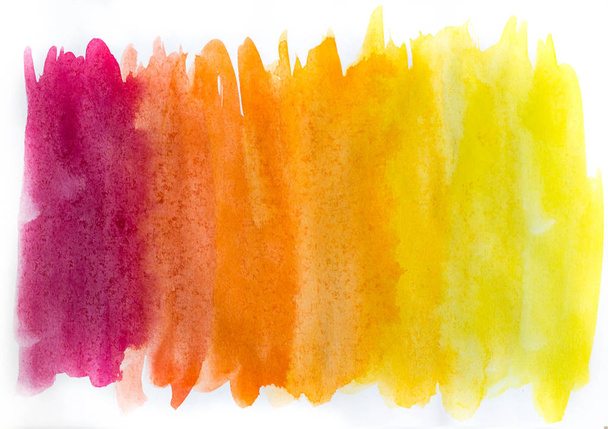 Abstract watercolor art hand paint on white background. Watercolor background. - Фото, зображення