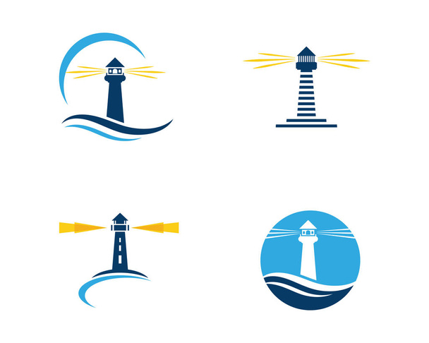 Illustrazione vettoriale icona modello logo Light House
  - Vettoriali, immagini