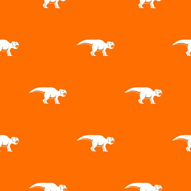 Ceratopsians dinosaur pattern seamless - Vektor, Bild