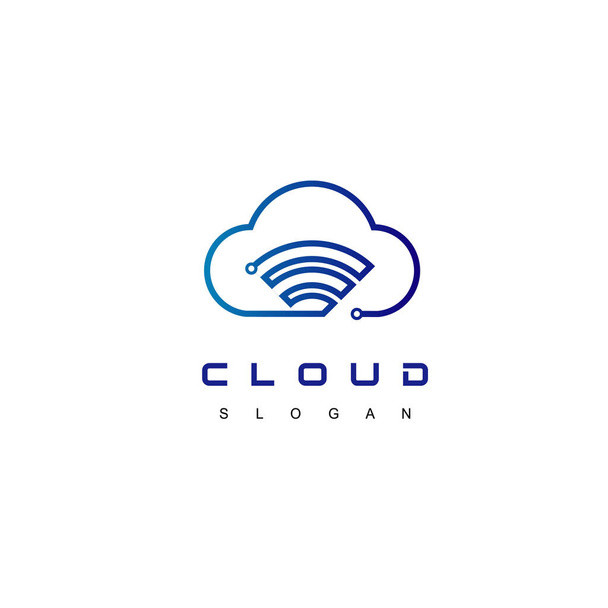 Pilven logon suunnitteluvektori
 - Vektori, kuva