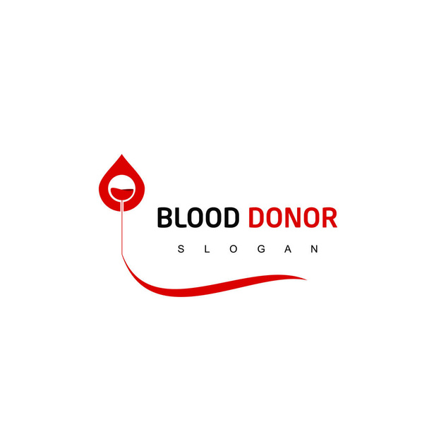 Vér-donor tervezősablon - Vektor, kép