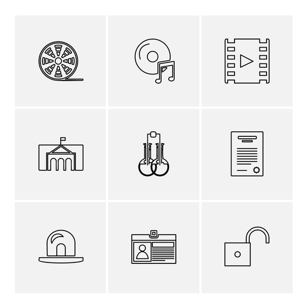 set of Business icons, vector illustration  - Вектор,изображение
