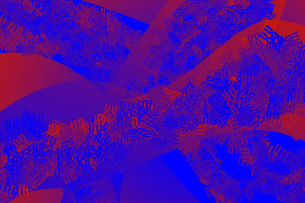 fondo abstracto rojo azul con curvas y texturas
. - Foto, Imagen