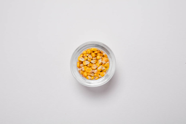 Macro view of natural organic corn beans on background - Foto, immagini