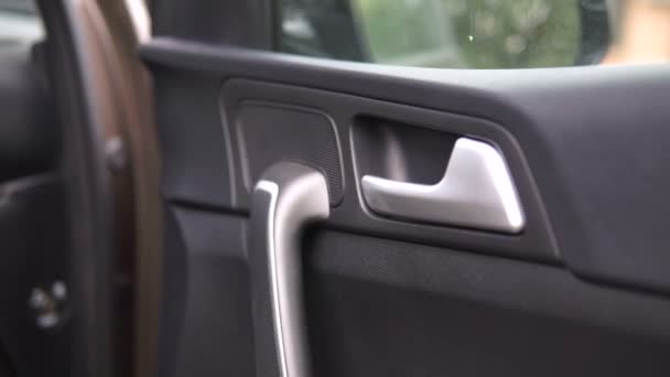 Zár-megjelöl szemcsésedik-ból autó ajtó zár gomb - Felvétel, videó