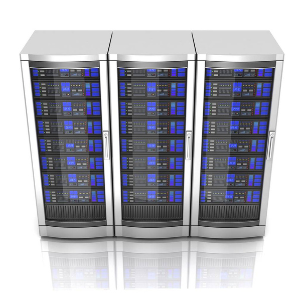 network workstation servers 3d illustration - Photo, Image