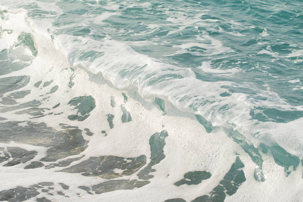 landscape of sea waves on beach - Fotografie, Obrázek