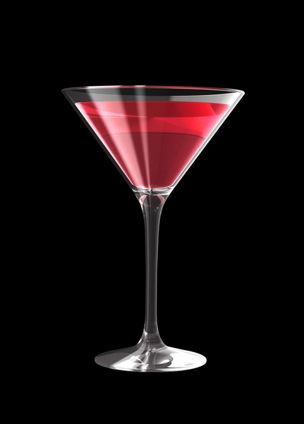 3D cocktail glass - Foto, immagini