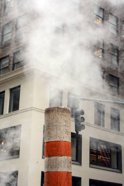 Steam Vent in New York City - Fotoğraf, Görsel