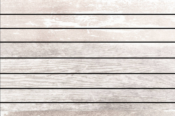 ビンテージの白い木製の板の背景 - 写真・画像