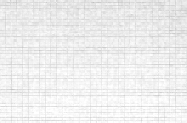 White brick tile wall or White tile floor seamless background and textur - Photo, Image
