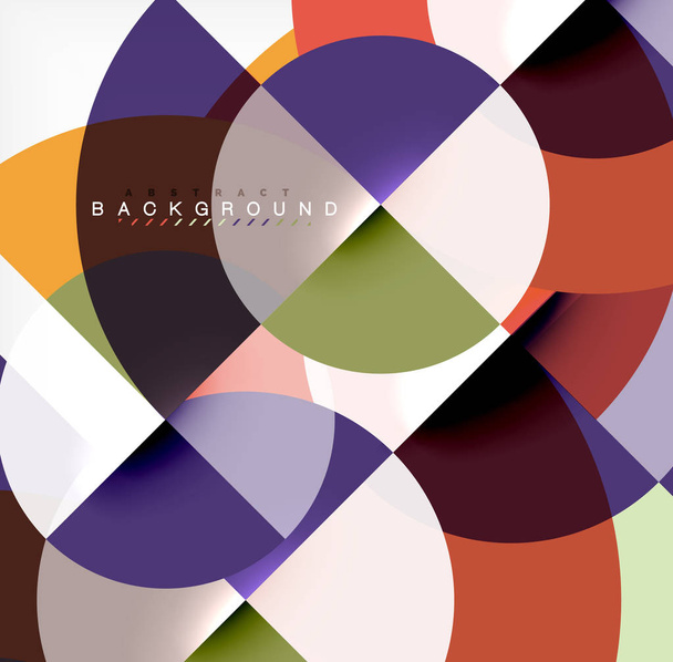 Modern circle abstract background - Vector, Image