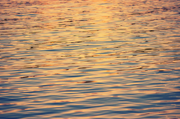 Isolated close-up of ripples on the surface of the river - Photo, Image
