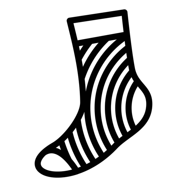 Casual sock icon, simple style - Vektor, kép
