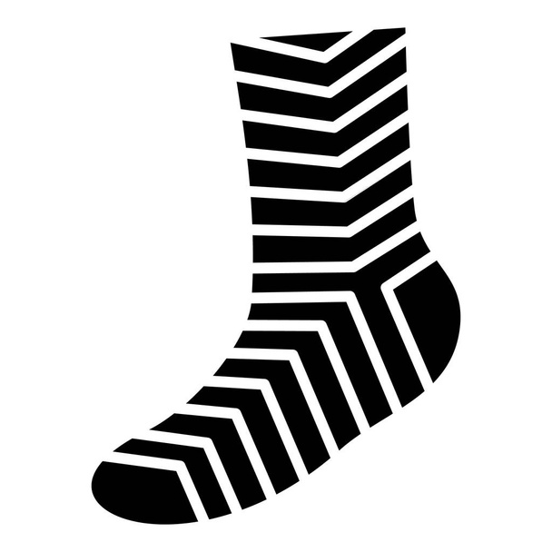 Cloth sock icon, simple style - Vektor, kép