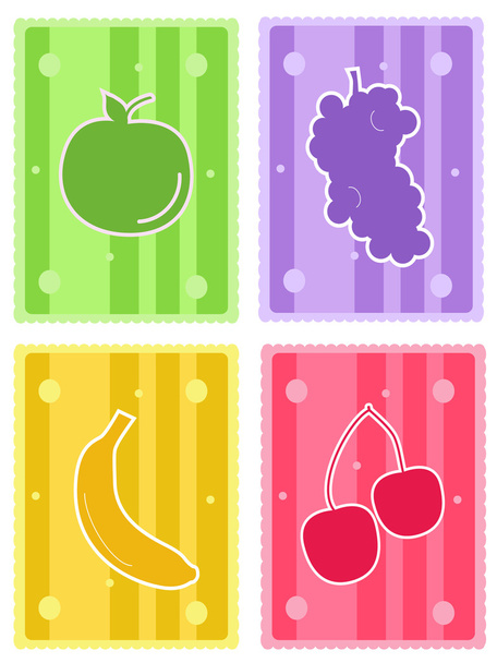 Fruit set - ベクター画像