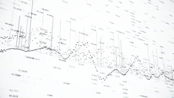 Abstract background with animation of growing charts - Footage, Video