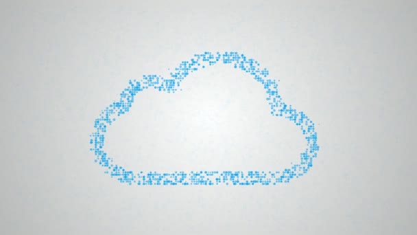Concepto de computación en nube - Metraje, vídeo