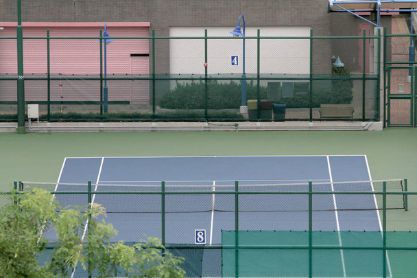 香港でテニスコート - 写真・画像