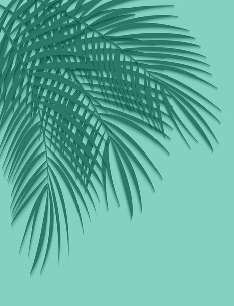 Palm Leaf διάνυσμα φόντο εικόνα - Διάνυσμα, εικόνα