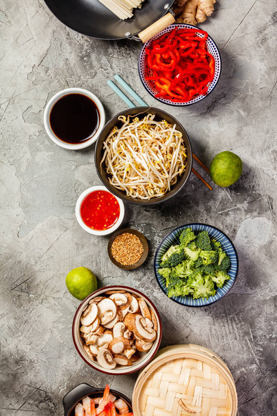 Asian cuisine ingredients  - Foto, afbeelding