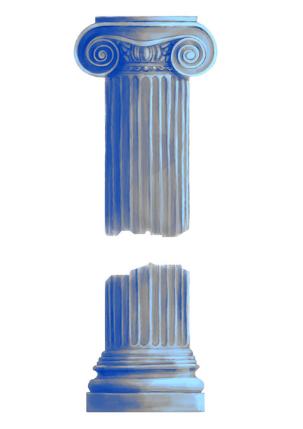 Колонна античного ионического ордена
 - Фото, изображение