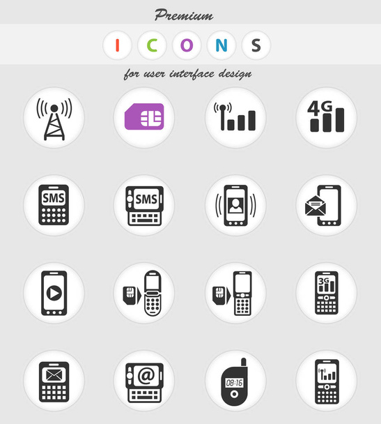 set di icone di connessione mobile
 - Vettoriali, immagini
