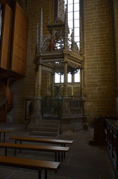 Katedra w Erfurcie w Niemczech - Zdjęcie, obraz