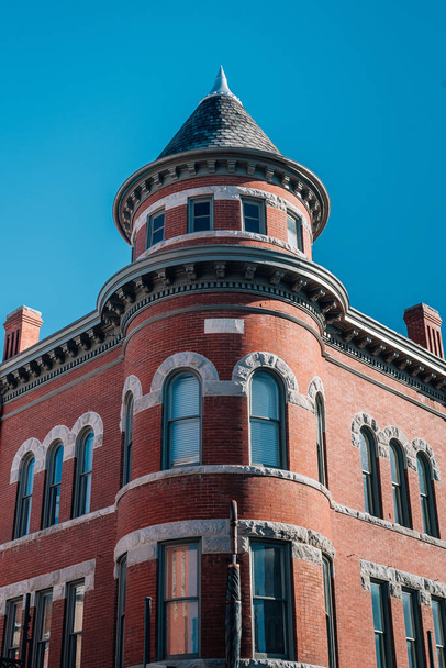 Historic architecture in downtown Staunton, Virginia - Fotoğraf, Görsel