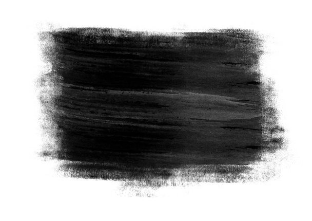 Black color graphic patches brush strokes effect background designs element  - 写真・画像
