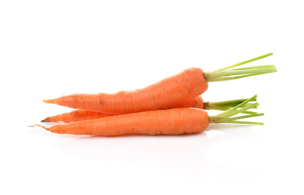 baby carrots on white background - Foto, Imagen