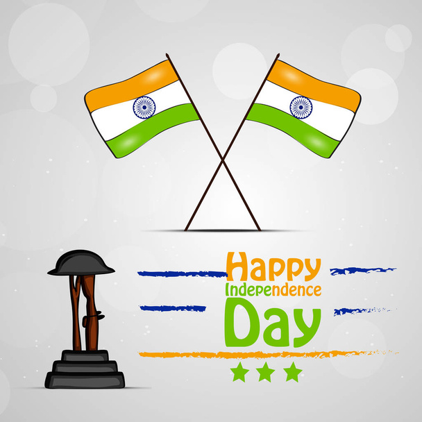 Εικονογράφηση του φόντου για την ημέρα ανεξαρτησίας της Ινδίας - Διάνυσμα, εικόνα