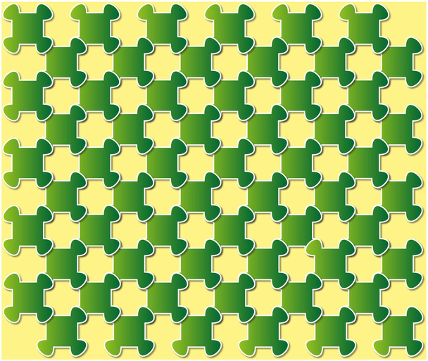 abstrakte Puzzle Hintergrund grün - Vektor, Bild
