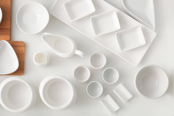 Set of ceramic tableware  - Valokuva, kuva