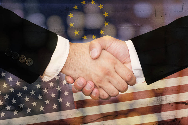 UE - USA peace concept - Foto, afbeelding