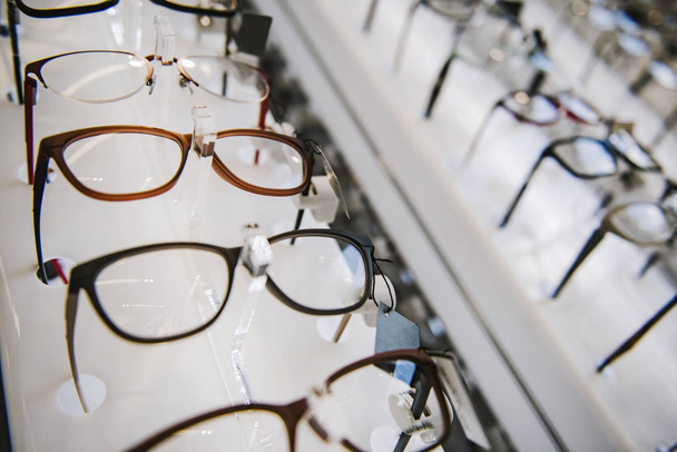 Eyeglasses in a store - Photo, image