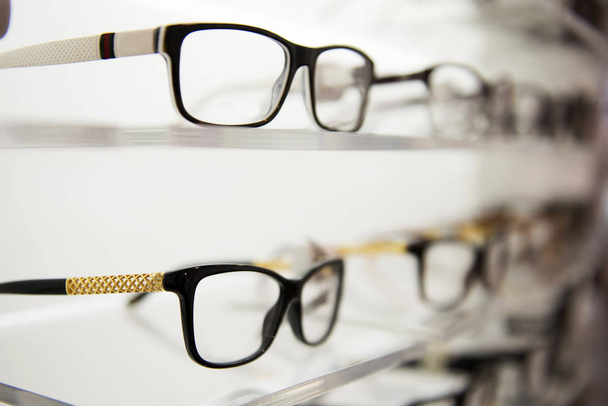 Eyeglasses in a store - Фото, зображення