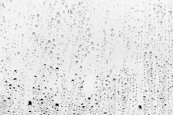 Kapky deště na sklo, pozadí - Fotografie, Obrázek