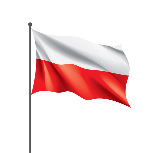 Πολωνία σημαία, διανυσματική απεικόνιση - Διάνυσμα, εικόνα